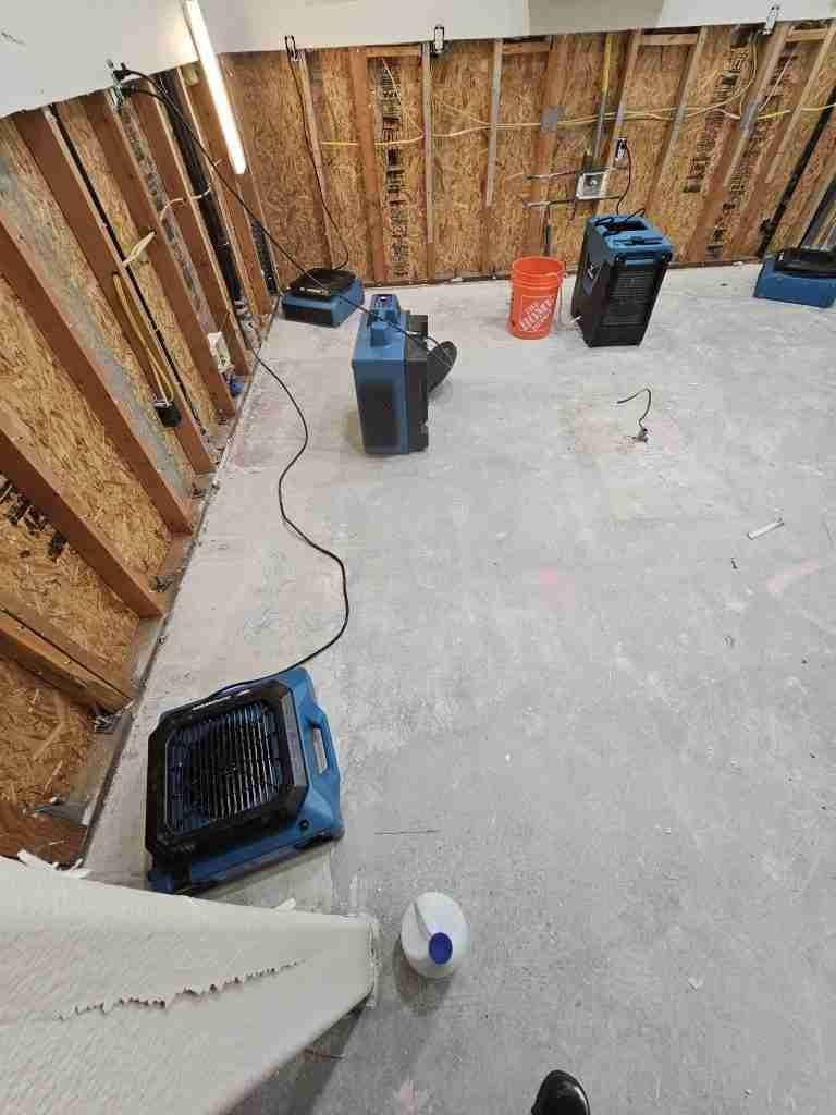 Lake Havasu City AZ property drying and cleanup project after water intrusion